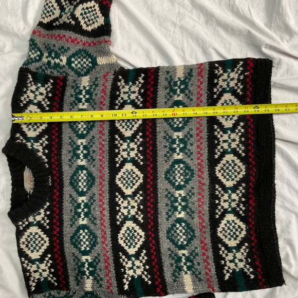 Men’s small or Women’s large chunky 100% wool sweater by Nuevo Americana - Picture 4 of 9